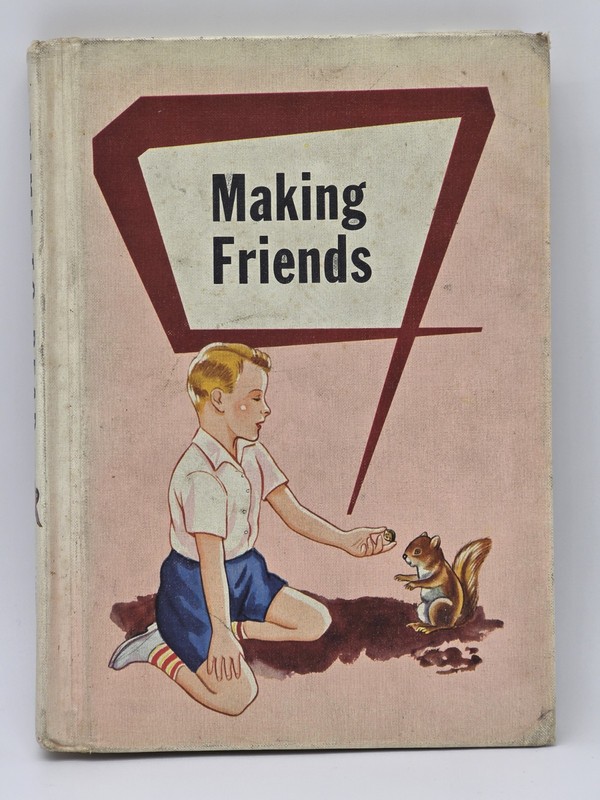 Making Friends 1956 JB Lippincott English Reading Grade School Textbook Leary