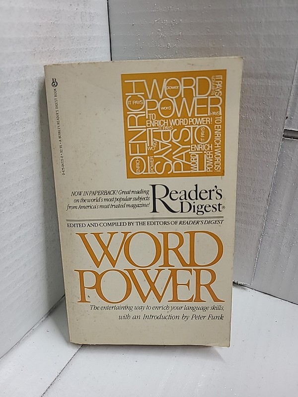 Word Power – Mass Market Paperback By Editors of Readers Digest Vintage 1983