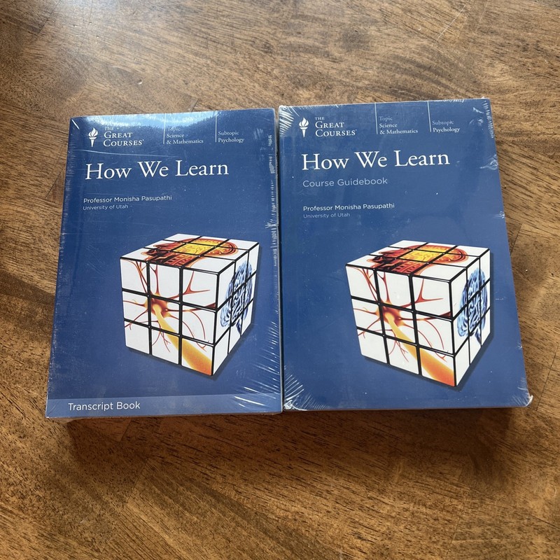 Great Courses – How We Learn (DVD, Course Guidebook, Transcript Book) Pasupathi