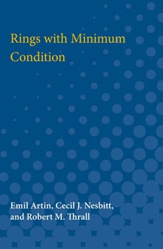 Rings with Minimum Condition by Emil Artin: New