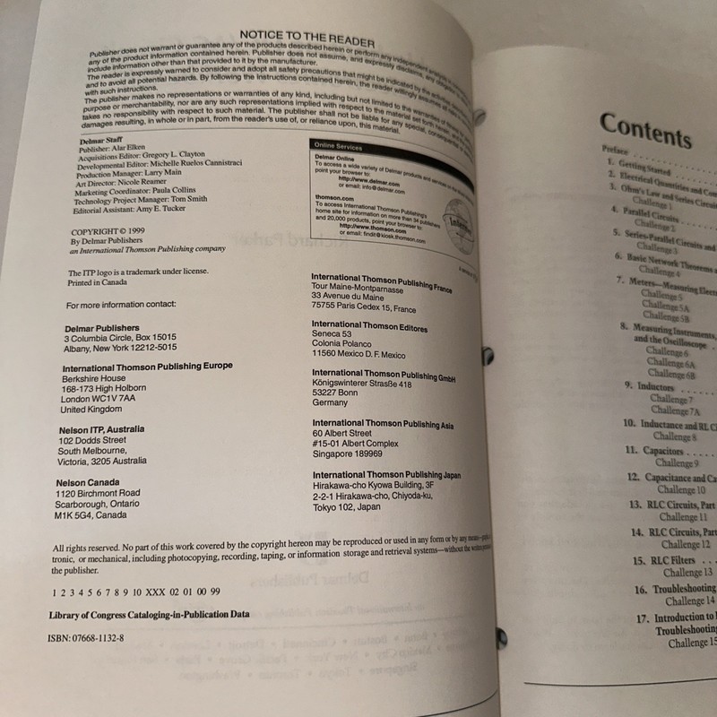 Troubleshooting DC/AC Circuits with Electronic Workbench 1999 Richard Parker gallery
