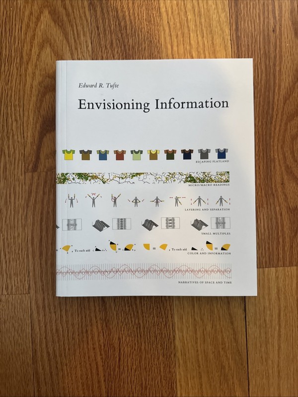 Envisioning Information : Paperback by Edward R. Tufte (1990, Trade Paperback)