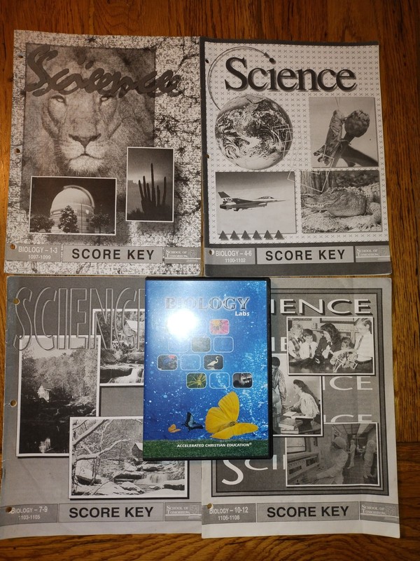 Grade 9 Biology Labs 3 DVDs & Score Keys Set by Accelerated Christian Education