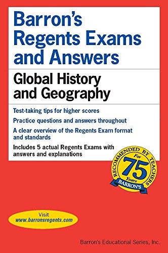 GLOBAL HISTORY AND GEOGRAPHY (BARRON’S REGENTS EXAMS AND By Romano *Excellent*
