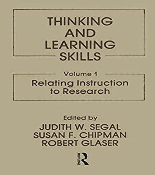 Thinking and Learning Skills Vol. 1 : Volume 1: Relating Instruct