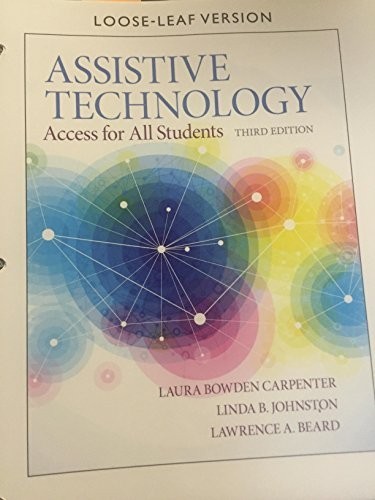 Assistive Technology: Access for Al…, Beard, Lawrence