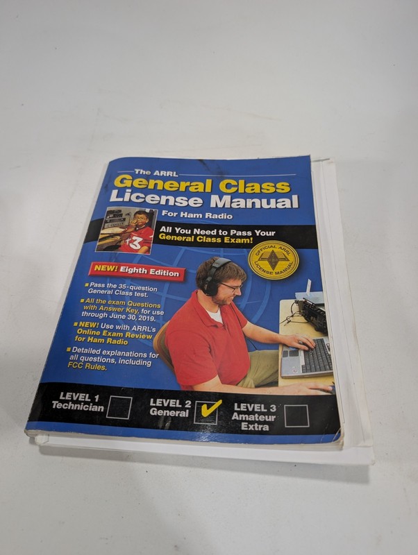 The ARRL General Class License Manual For Ham Radio Eight Edition Level 2 2019
