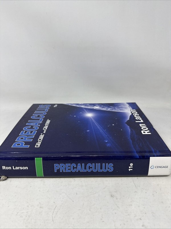 Precalculus 11e- Hardcover, by Larson Ron - **Unused** W/ Cover Damage gallery