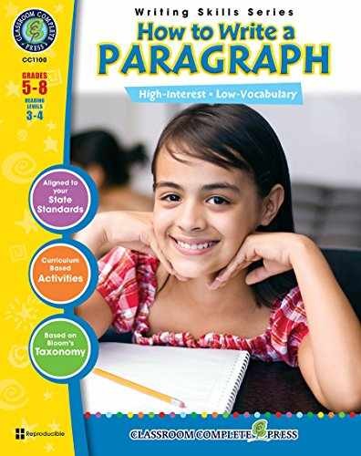 How to Write a Paragraph Gr. 5-8 – – Paperback, by Brenda Rollins – Good o