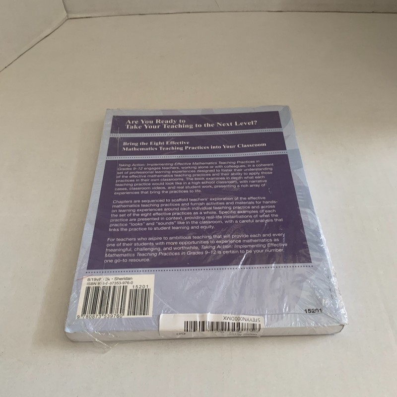 Taking Action: Implementing Effective Mathematics Teaching Practices New NCTM gallery