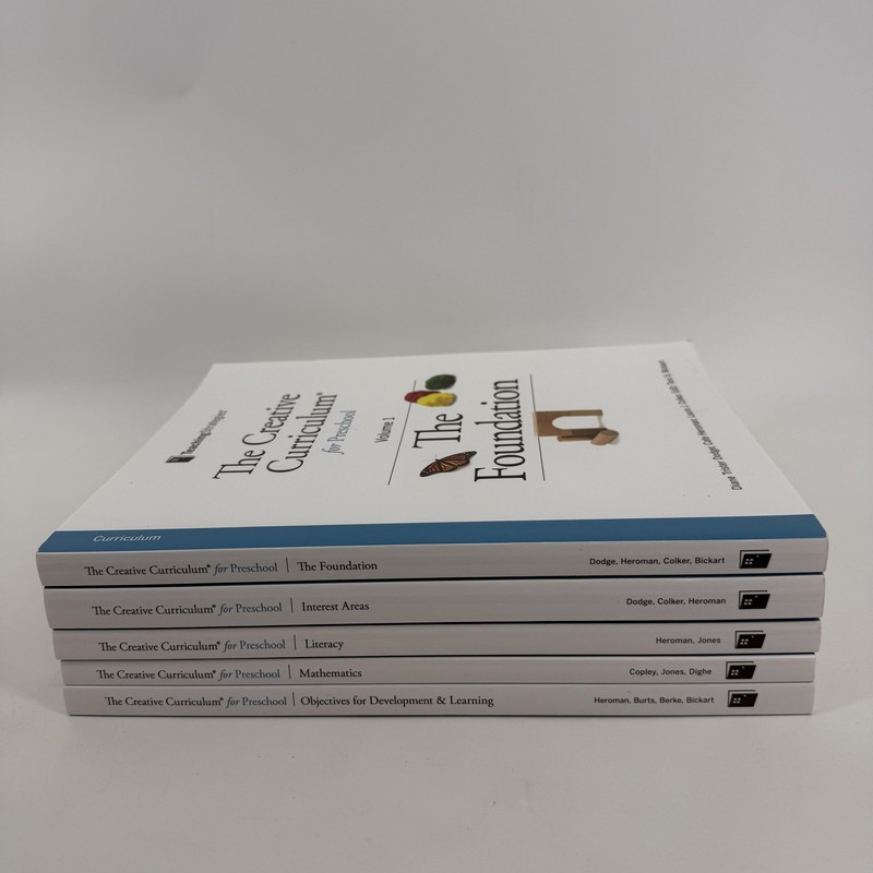 The Creative Curriculum For Preschool Vol 1-5 Teaching Strategies Textbook Set