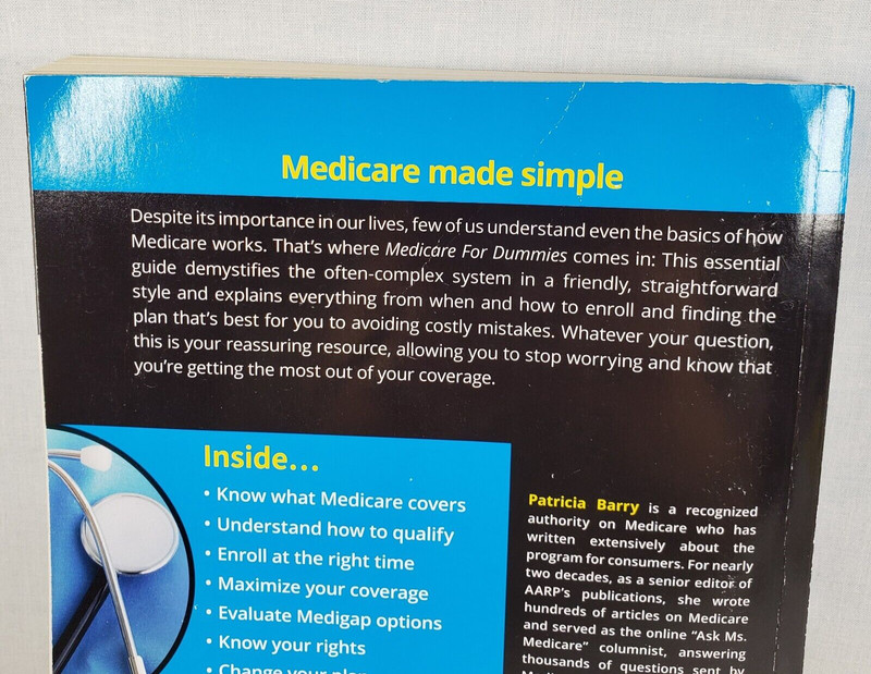 Medicare For Dummies AARP PAPERBACK – 2021 by Patricia Barry 4th Edition gallery