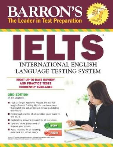 Barron’s IELTS with Audio CDs, 3rd Edition – Paperback – GOOD
