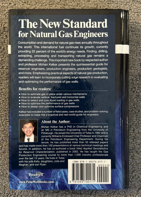 Natural Gas Production Engineering by Mohan Kelkar (2008, Hardcover) gallery