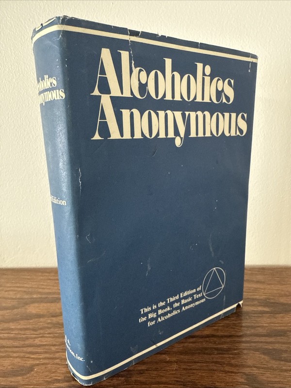 Hard Cover w/ Dust Jacket (HCDJ) – Alcoholics Anonymous 3rd Ed. Edition 1976 C7