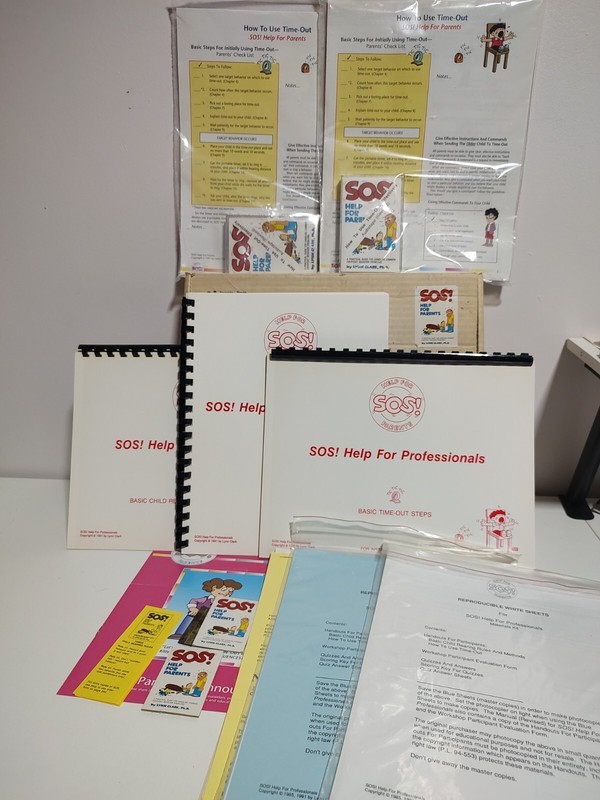 SOS Help For Parents Professionals Kit – Cassette Tape Manuals Books Worksheets