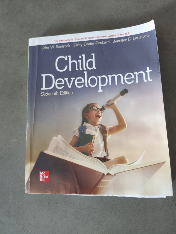 Child Development: An Introduction ISE by John Santrock Paperback Book