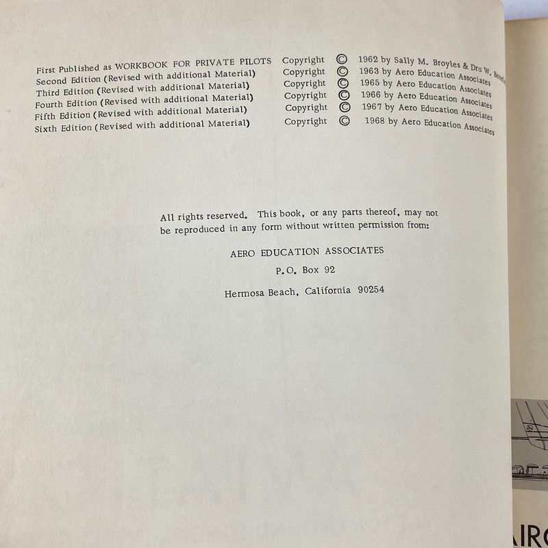 Introduction to Aviation A Complete Text Ground School Instruction Book 1968 gallery