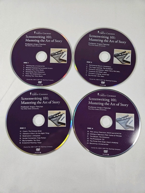 Great Courses Screenwriting 101 Mastering the Art of Story 4 Discs gallery