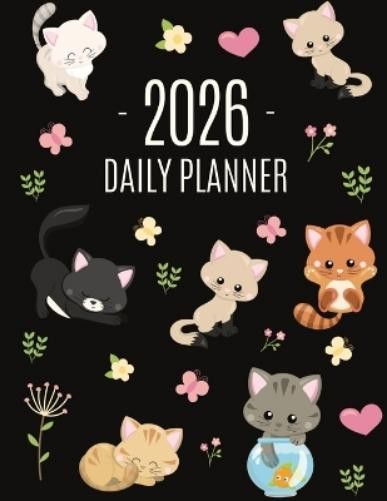 Happy Oak Tree Press Cats Daily Planner 2026 (Paperback)
