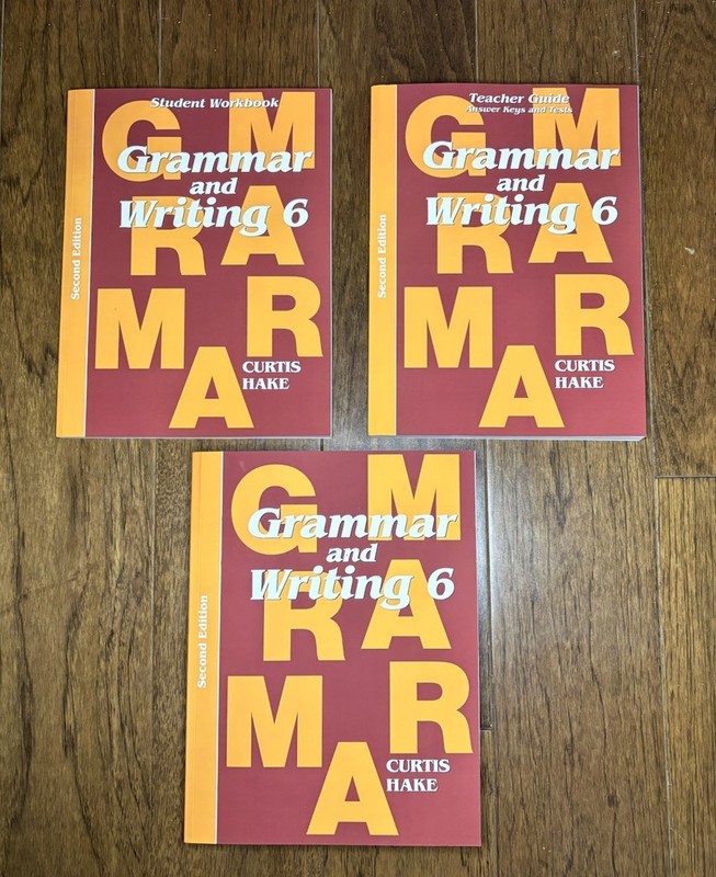 Saxon Grammar and Writing 6 Set ~ Textbook, Workbook, & Teacher Guide ~ NEW