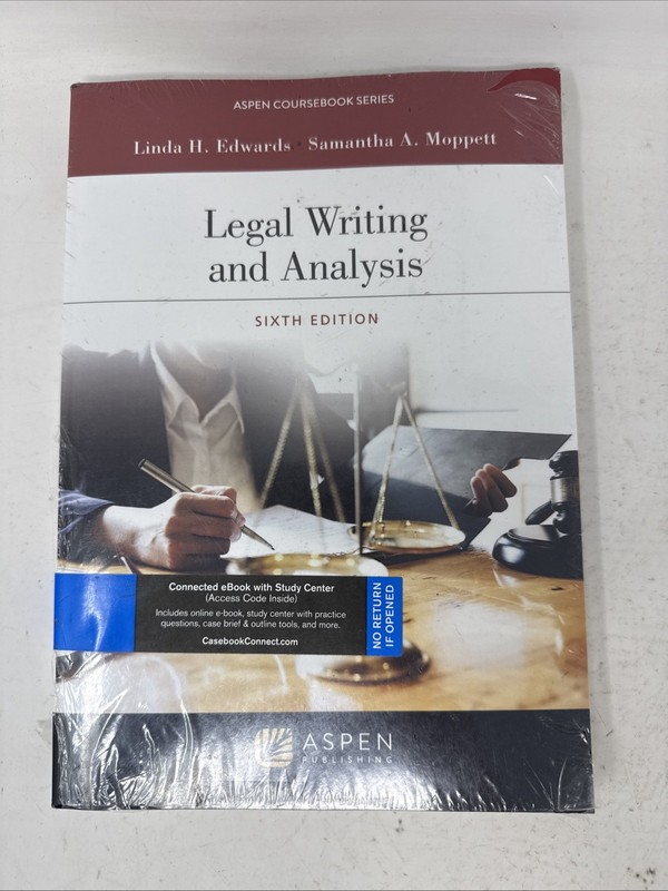 Legal Writing and Analysis: 6th Ed – Paperback, NEW *Minor Shelfwear/Torn Wrap