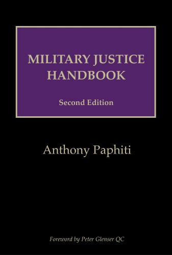 Military Justice Handbook – Paphiti, Anthony Bg