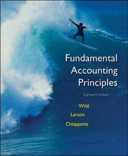 Fundamental Accounting Principles Eighteenth ED