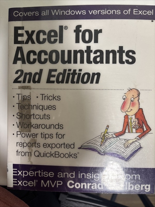 Excel for Accountants by Conrad Carlberg (2011, Trade Paperback)