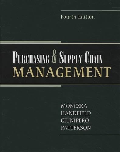 Purchasing and Supply Chain Management