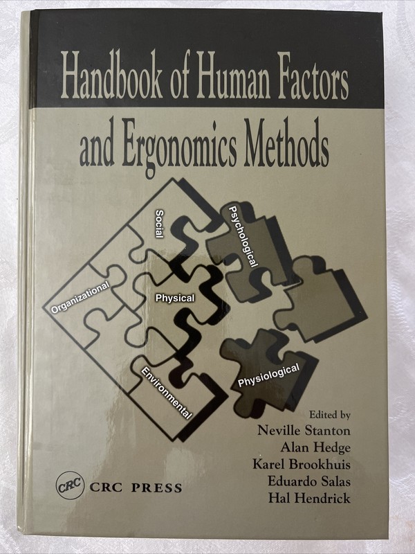 Handbook Of Human Factors And Ergonomics Methods. New