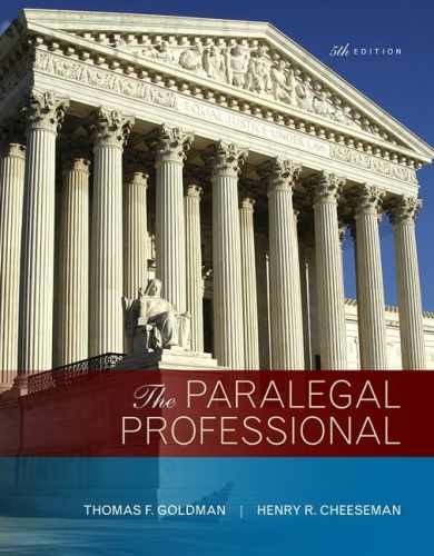 Paralegal Professional, – Paperback, by Goldman Thomas; Cheeseman – Acceptable n