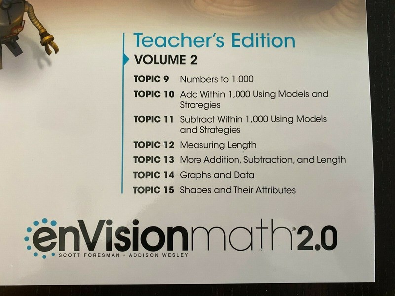 enVision math 2.0 Teacher's Edition Volume 2 Topics 9-15 Grade 2 - NEW gallery