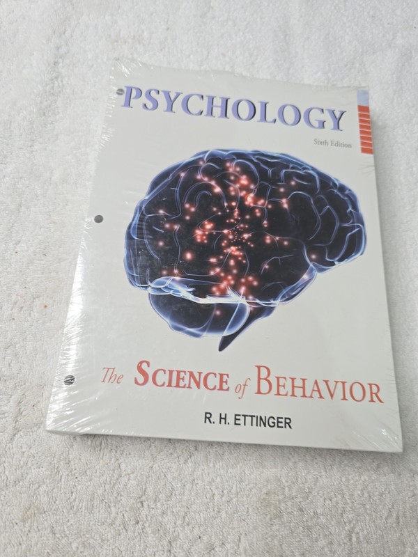 Psychology The Science of Behavior R.H ETTINGER LOOSE LEAF Six Edition Sealed