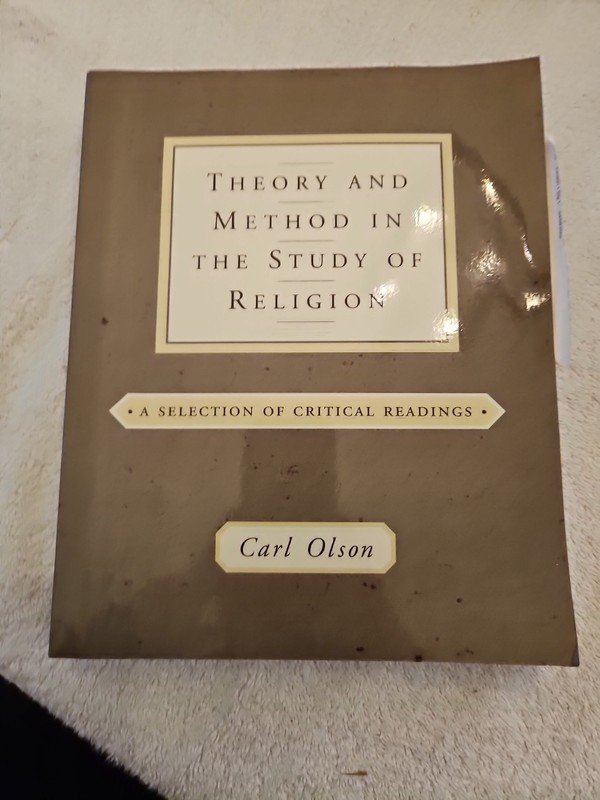 Theory And Method In The Study Of Religion: A Selection Of Critical Readings