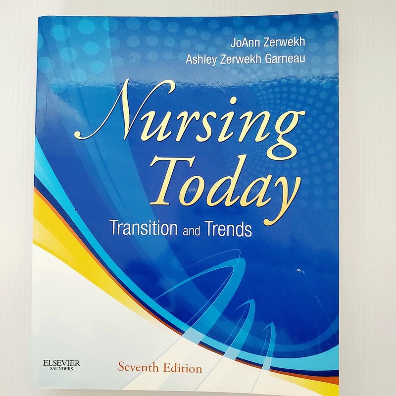 Nursing Today: Transition and Trends 7th Edition Paperback Book Medicine Medical