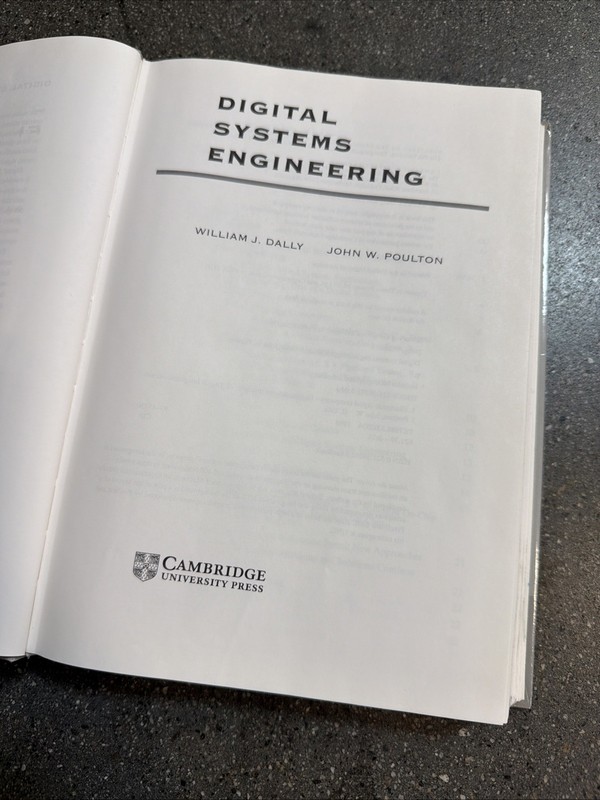 Digital Systems Engineering by John W. Poulton and William J. Dally (1998,... gallery