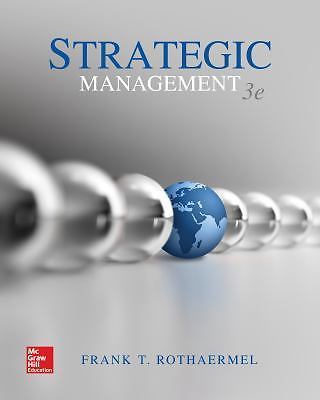 Strategic Management by Frank T. Rothaermel (2016, Trade Paperback)