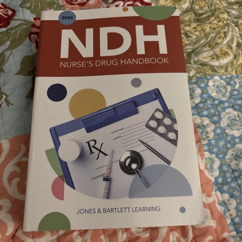 2024 Nurse’s Drug Handbook – Paperback, by Jones & Bartlett Learning – Very Good