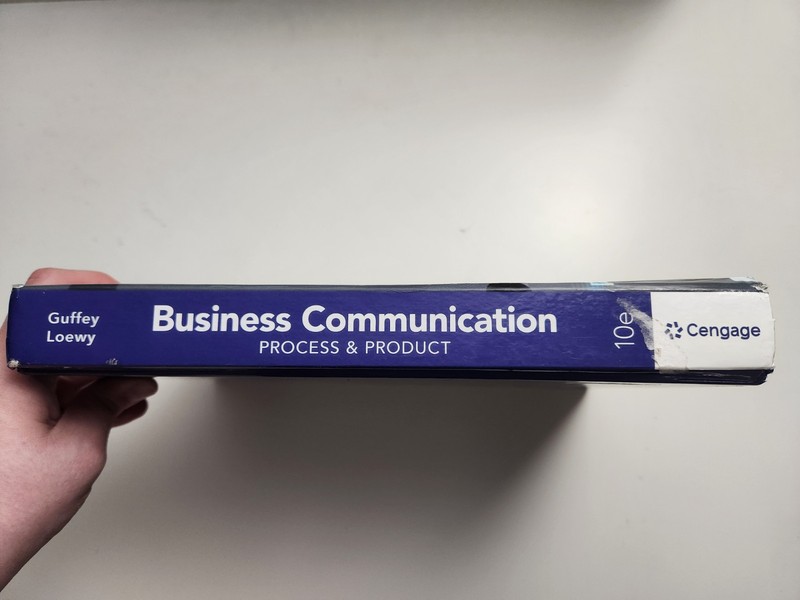 HARDCOVER Business Communication: Process & Product - 10e 2024 - Guffey & Loewy gallery