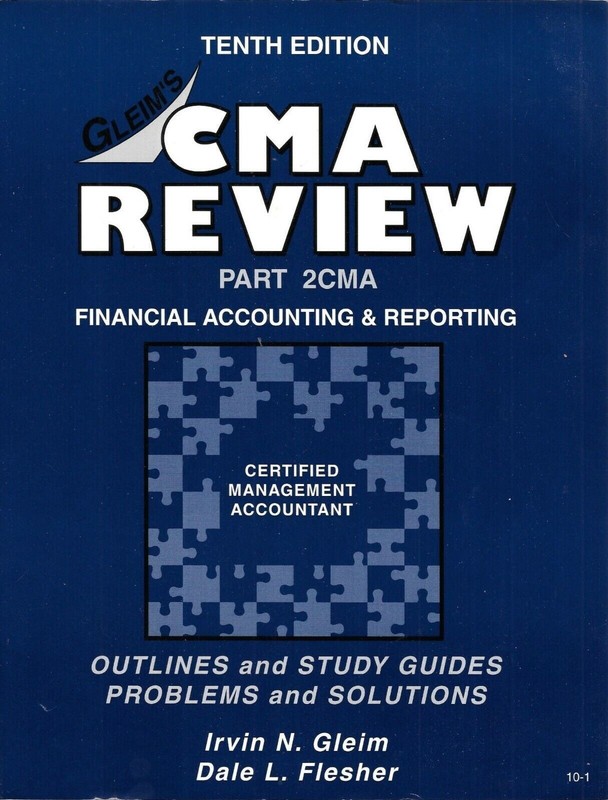 2 BOOK SET : CMA Review Part 2-CMA & Part 4- CMA/CFM See Titles DATE 2001