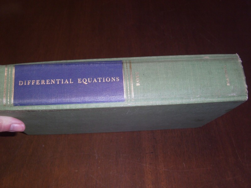 Differential Equations by Shepley L. Ross (1965) 2nd Printing Hardcover gallery