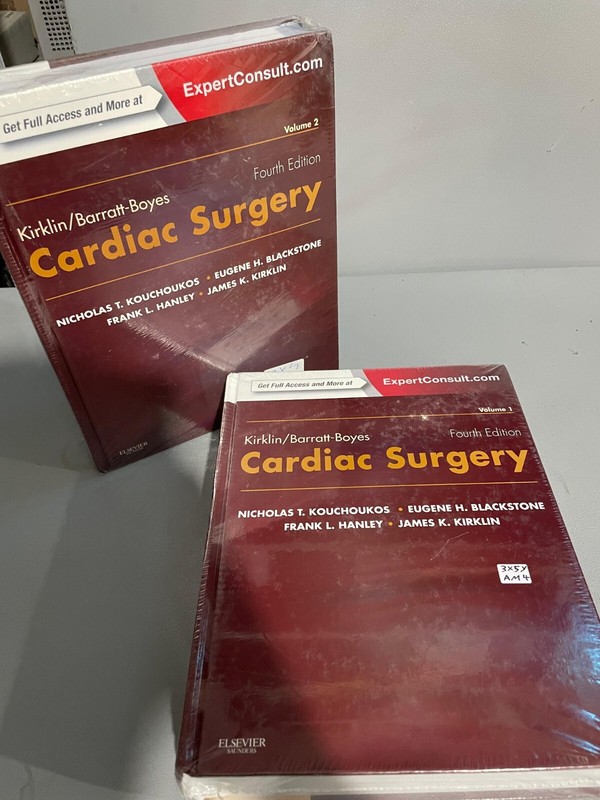 Cardiac Surgery 2‑Volume Set – 10th ed. Kirklin/Barratt-Boyes NEW