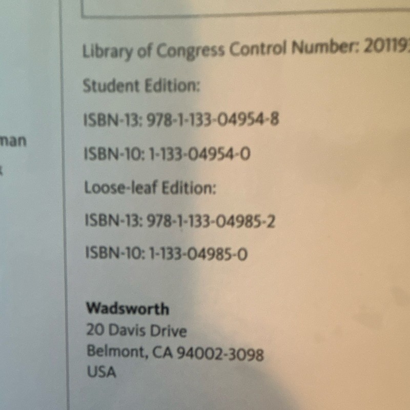 Wadsworth Psychology: Concepts and Connections Brief 9th Ed 2019 PB Rathus gallery