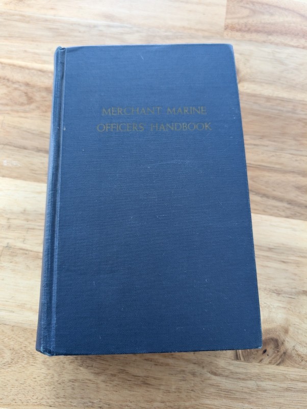 Merchant Marine Officers’ Handbook (1979 Hardcover)