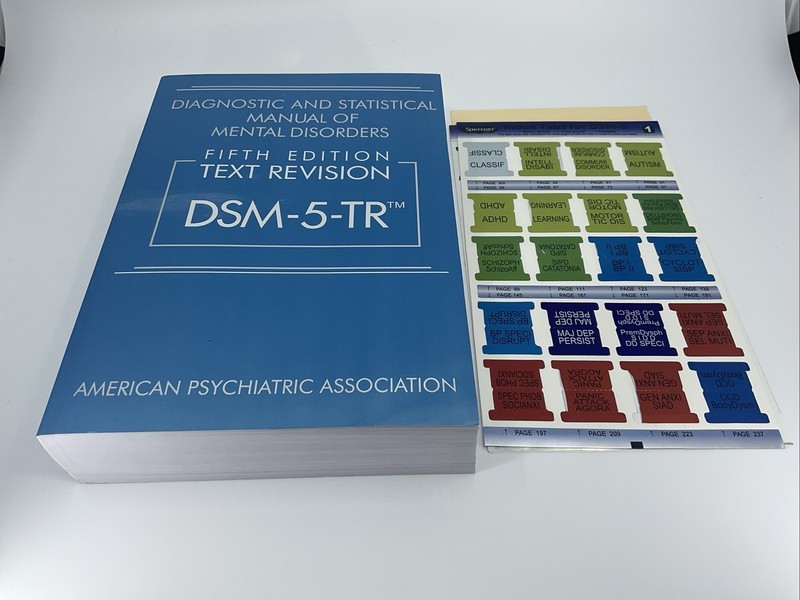 DSM-5-TR Manual of Mental Disorders Paperback (Comes With Stickers)
