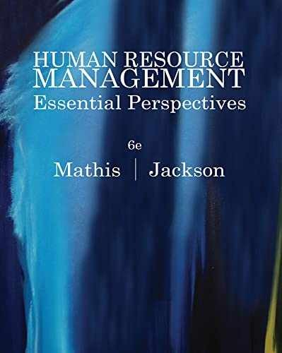 Human Resource Management: – Paperback, by Mathis Robert L.; – Very Good