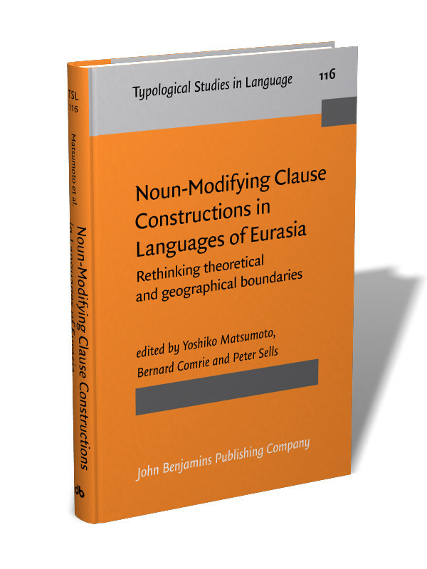 Noun-Modifying Clause Constructions in Languages of Eurasia