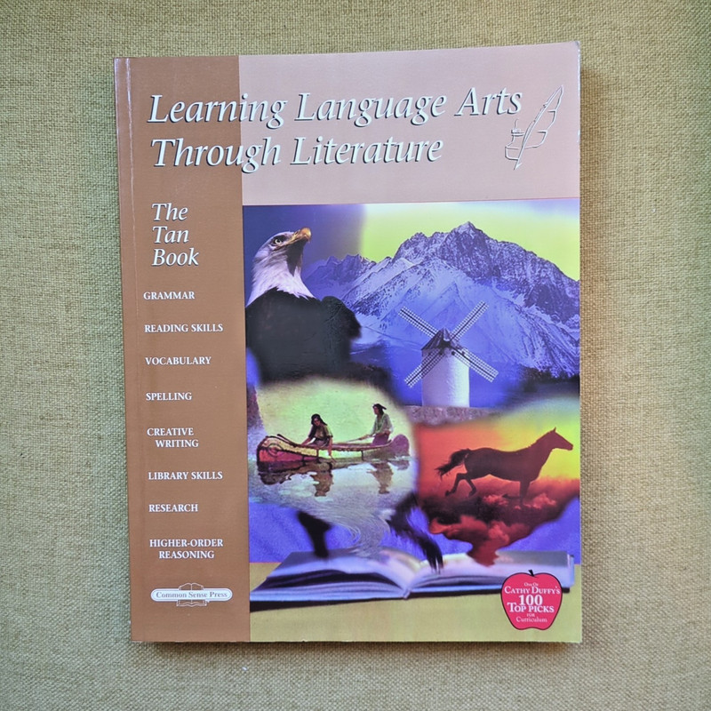 Learning Language Arts Through Literature -The Tan Book Teacher guide Homeschool