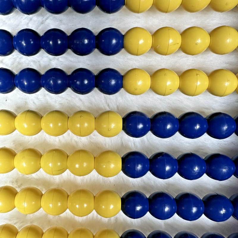 RightStart Math AL Abacus Blue & Yellow Beads Homeschool Manipulative gallery